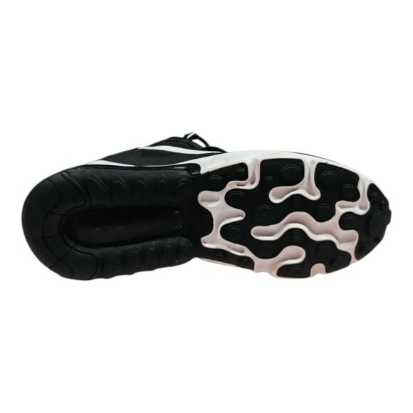 NIKE Air Max 270 React 'White Black' Running Shoes Size 7.5 - Picture 8 of 9